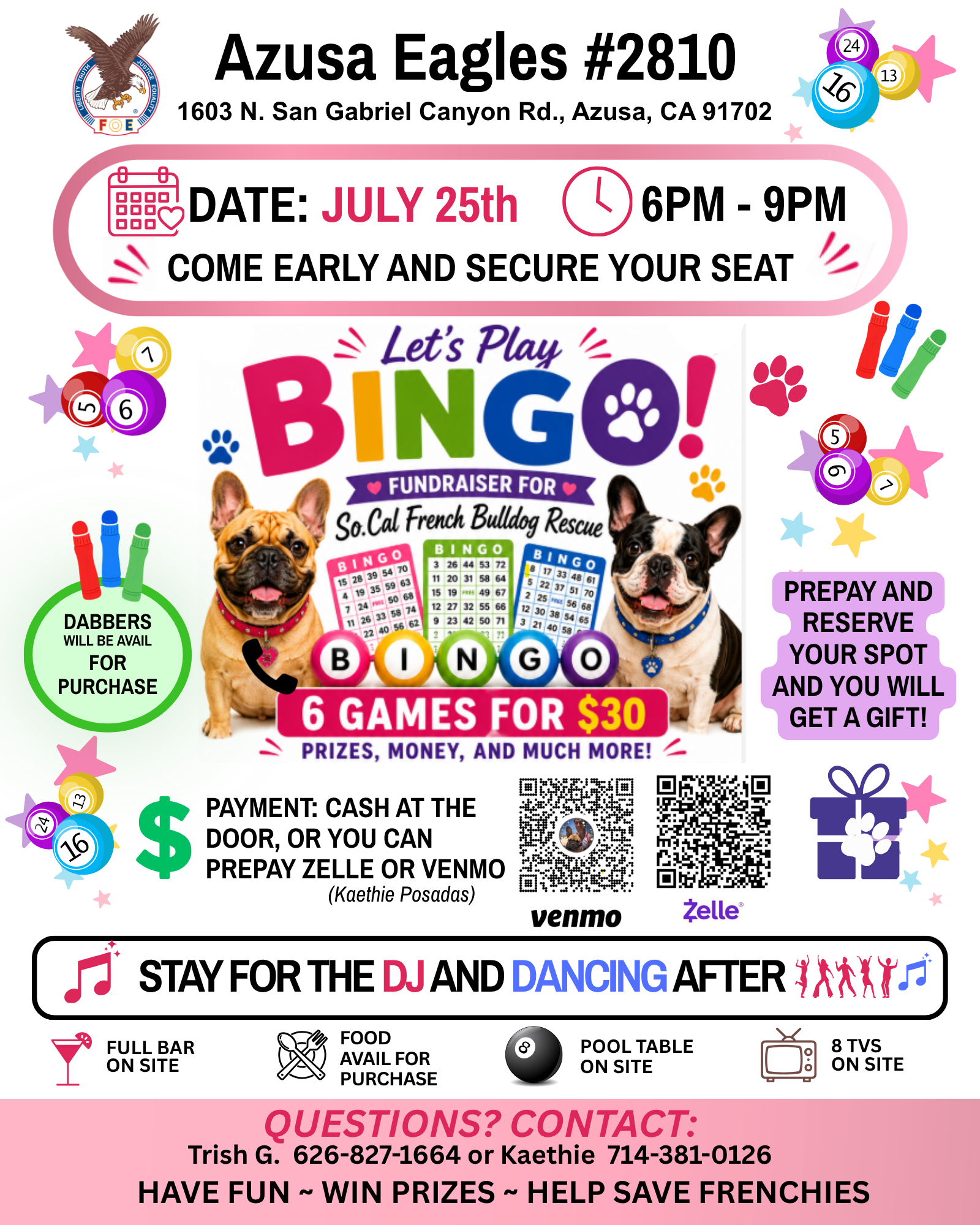 Bingo Fundraiser