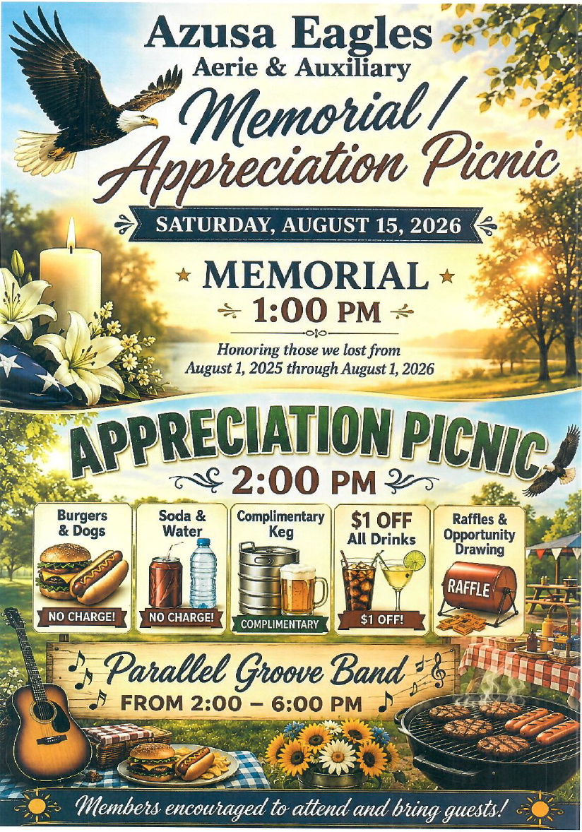 Membership Memorial and Member Appreciation Event