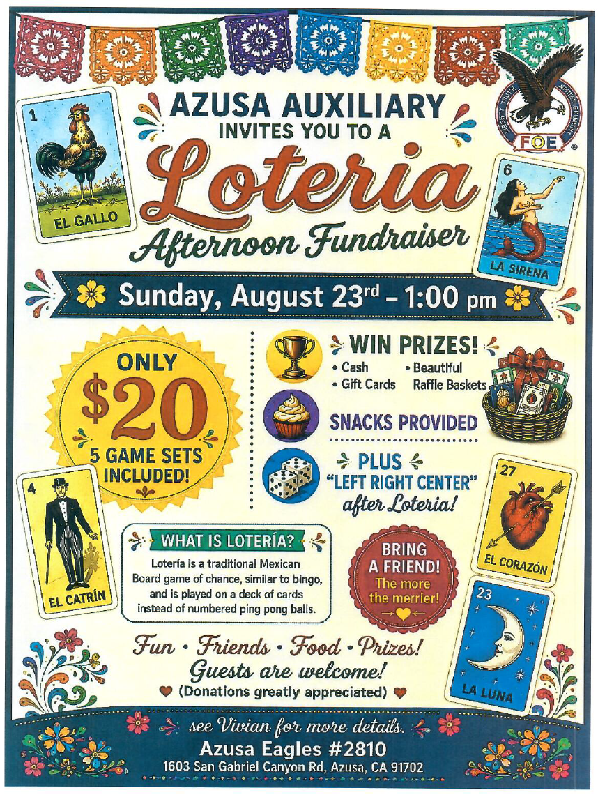 Loteria Afternoon Fundraiser